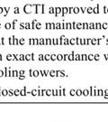 Open cooling towers configured with multiple condenser water pumps shall be designed so that all cells can be run inn