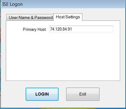 Then select the Host Settings tab and enter the Primary Host, in the format of an IP address.