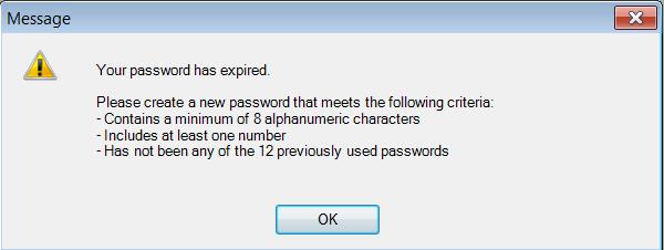 When you click ok you will then need to set a new password. 4.2. How to Change Your Password 1.