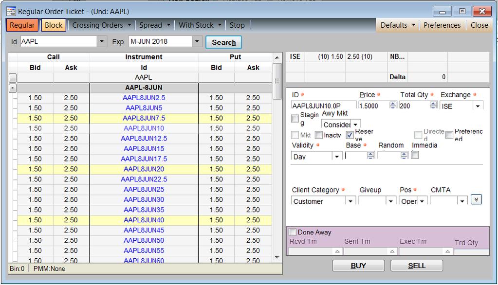 5.23. Reserve Order Support The reserve feature allows a trader to enter an order for a total quantity while specifying that the system will only display to the market a specified or random fraction