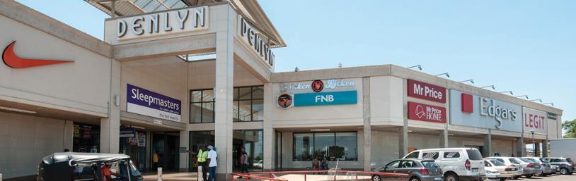 DENLYN SHOPPING CENTRE (MAMELODI) Performance overview Trading since 2003 Number of shops 109 Total built area 43 450 m² Investment value R788 800 000 National tenants 90% Anchor tenant Shoprite