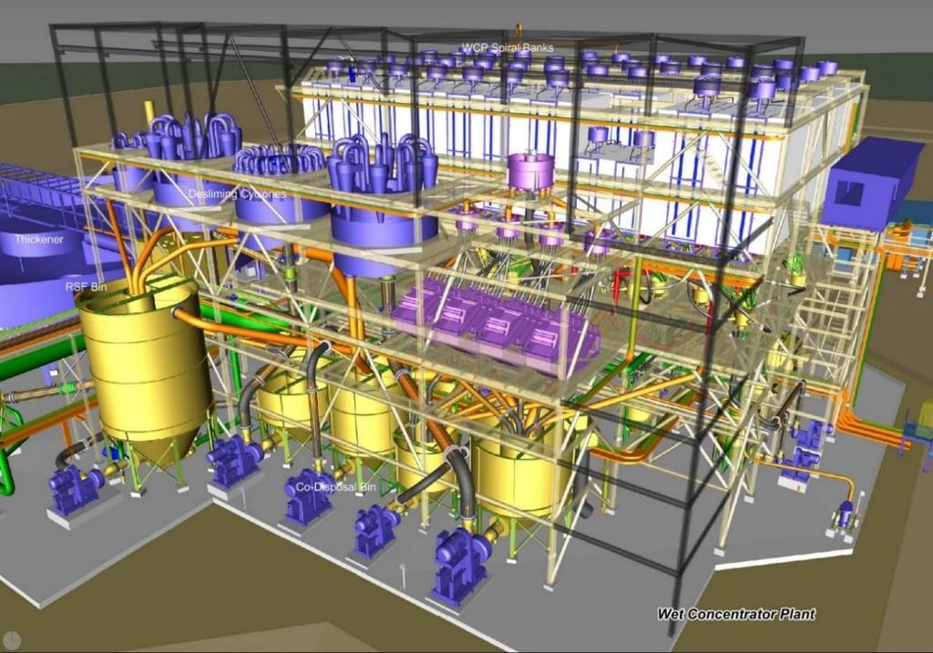 level of engineering is extremely well advanced for this stage of the Project, allowing plant design to progress beyond plant layout, with structural engineering nearing completion and detailed