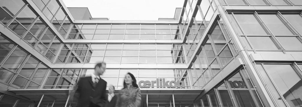 Oerlikon Focus on surface solutions and additive manufacturing Dr.