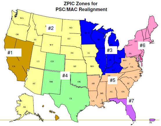 Jurisdictions Zones 1, 2, 3 and 6 are to be announced Zone 4 Health Integrity LLC Zone 5 AdvanceMed Corporation (currently under protest) Zone