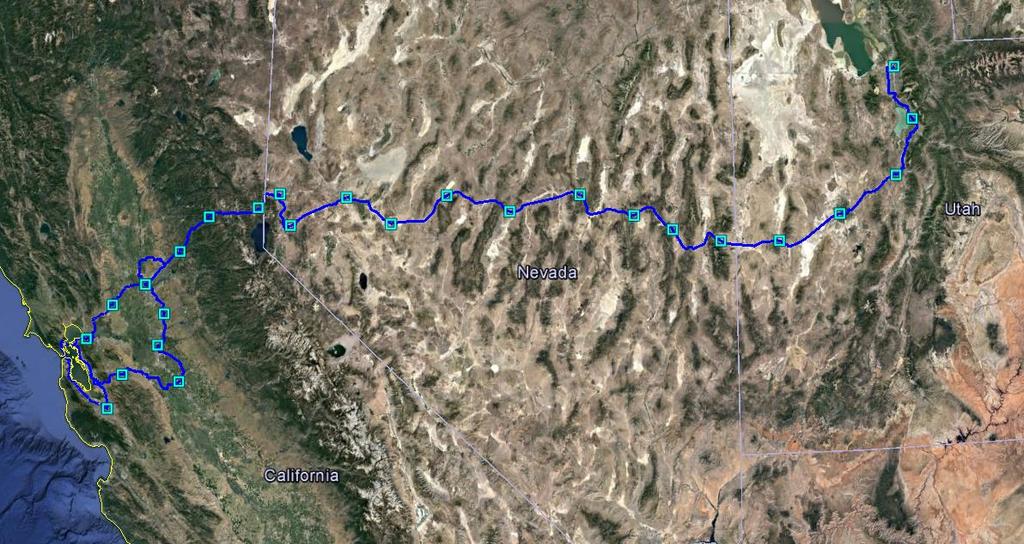 Sacramento SLC Longhaul Dark Fiber 970 mile route announced in early 2015 with anchor