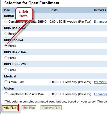 Select Review Enrollment to Save then click the Save button to save your changes.