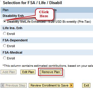 ADDING ENHANCED DISABILITY OPTION (OPTIONAL) To choose Enhanced Disability click on the radio