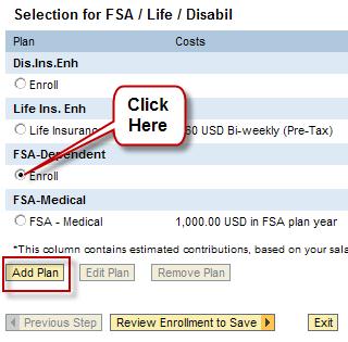 ADDING FLEXIBLE SPENDING ACCOUNTS (FSA) (OPTIONAL) Please be advised, in accordance with IRS guidelines, employees who are currently contributing to a Medical FSA are NOT PERMITTED to maintain their