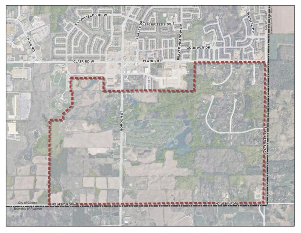Boundary modification area Figure 1: Clair-Maltby Secondary Plan Boundary Background On December 14, 2015, Council approved the Terms of Reference for the Clair- Maltby Secondary Plan and MESP.
