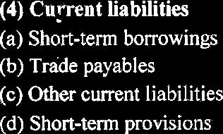 (Net) (c) Other Long term liabilities (d) Long-term provisions
