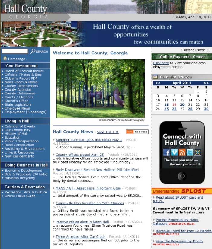 Monthly Updates Can be found at www.hallcounty.
