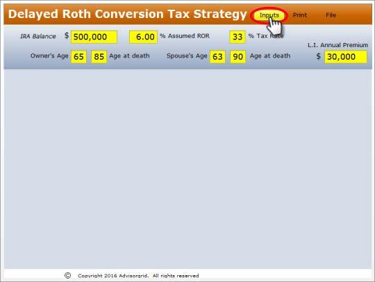 Roth Conversion Tax Idea The Concept: Most people do not want to convert to a Roth IRA because of the conversion tax.