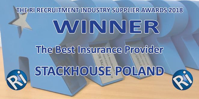 97%* of our clients in the recruitment sector would recommend us and we were delighted to be voted Insurance Provider of the Year in the