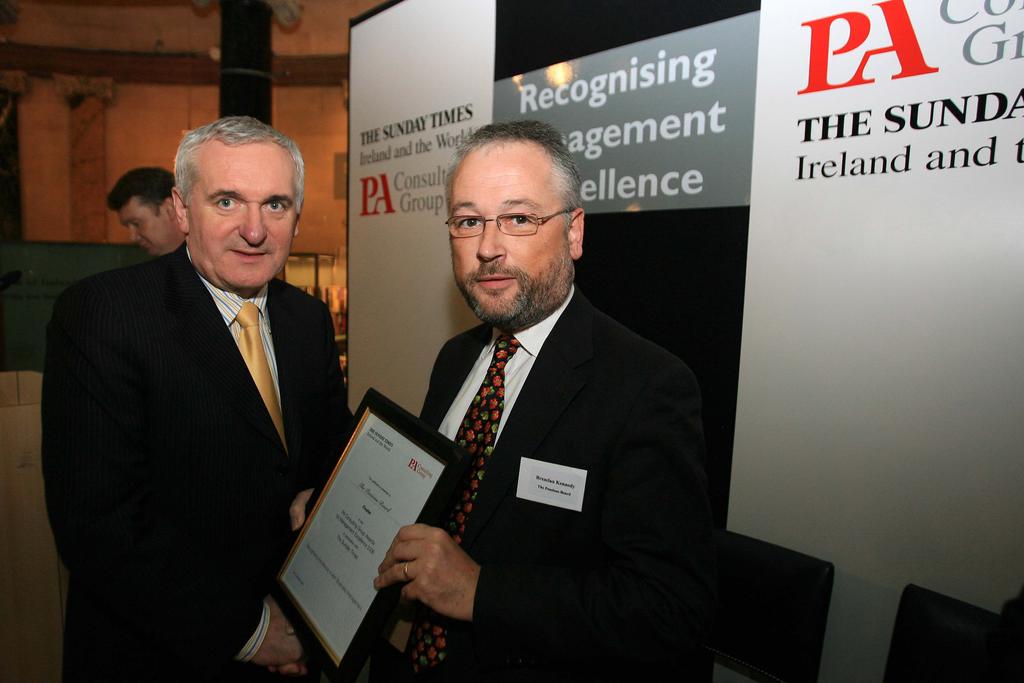 PA Consulting/Sunday Times Management Awards The Pensions Board ranked among the five finalists shortlisted for the PA Consulting/Sunday Times Management Awards presented by the Taoiseach on 14