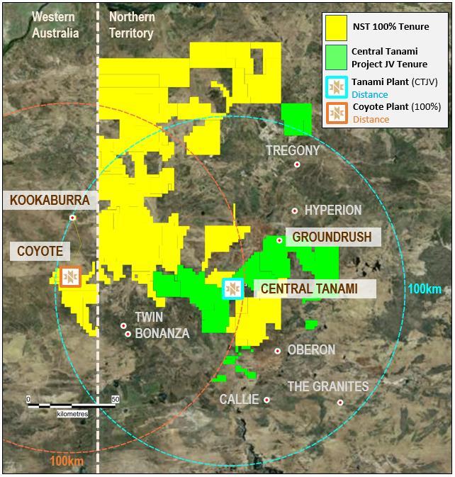 Central Tanami Project CTP : Emerging Growth Region The Tanami region is an exciting new area that is rapidly developing a reputation for major gold discoveries The CTP has produced 2.