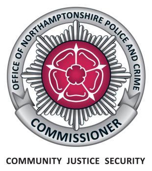 NORTHAMPTONSHIRE POLICE AND CRIME COMMISSION RESERVES STRATEGY 1.