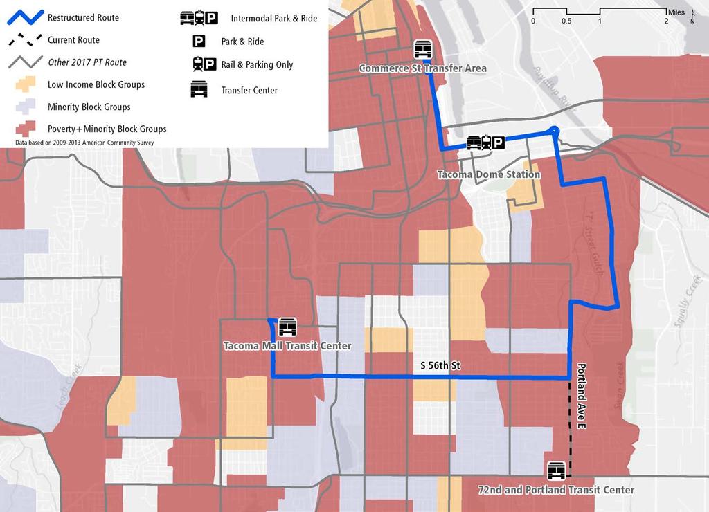Figure 5-6 Restructured Route 41 Pierce Transit Title