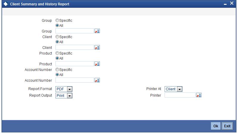 7. BIP Reports in Oracle FLEXCUBE 7.
