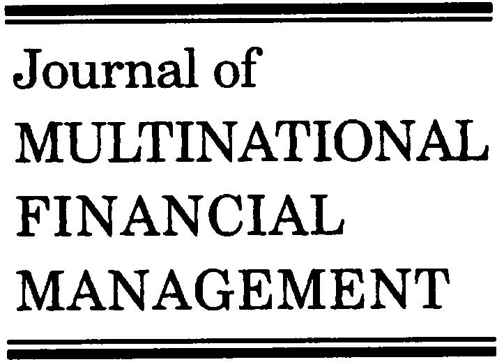 Journal of Multinational Financial Management 11 (2001) 213 223 www.elsevier.