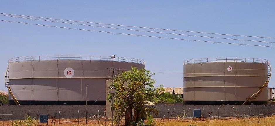 Modifications to the CGL 80,000 barrel crude storage tank required to convert it to crude service were completed on time and on budget with no incidents.