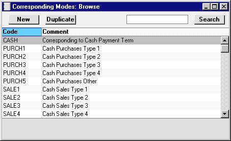 Chapter 2: Cash Book - Settings - Corresponding Modes Integration with the Sales and Purchase Ledgers at the beginning of this chapter.