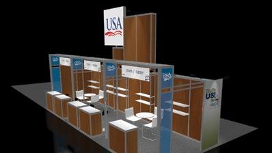 The USA Pavilion offers prestige and visibility!