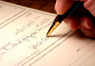 Writing a Check Know how much money is in your account Always write with a pen