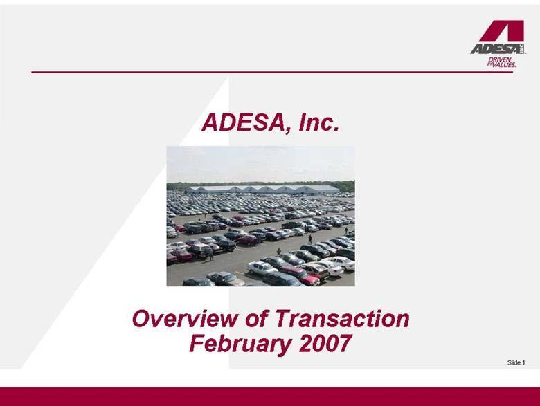 ADESA, Inc.