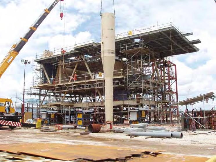 CLIFF HEAD DEVELOPMENT Topsides under construction in Malaysia