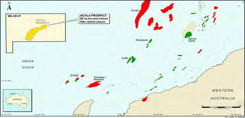 SUBSTANTIAL EXPLORATION POTENTIAL AUSTRALIA JACALA PROSPECT ROC 20% Largest undrilled structure in the