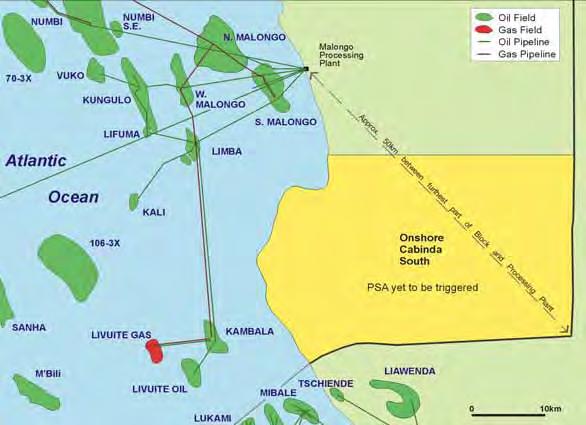 SUBSTANTIAL EXPLORATION POTENTIAL WEST AFRICA - ANGOLA Offshore and to the north - ChevronTexaco currently produces towards 500,000 BOPD from fields immediately offshore with total initial