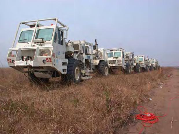 SUBSTANTIAL EXPLORATION POTENTIAL WEST AFRICA - ANGOLA 560 km 2D and 165 sq km 3D Dynamite and Vibroseis seismic survey started 15 June 2005 Scheduled completion November