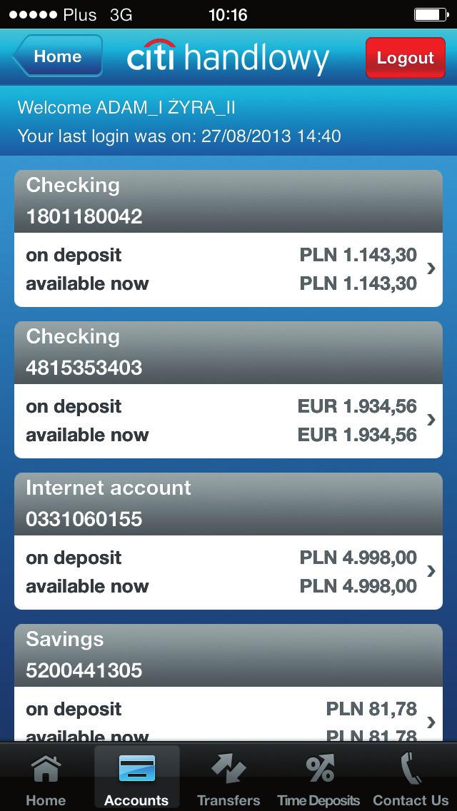 Browser version This version of Citi Mobile is available on every mobile phone without the need to install additional