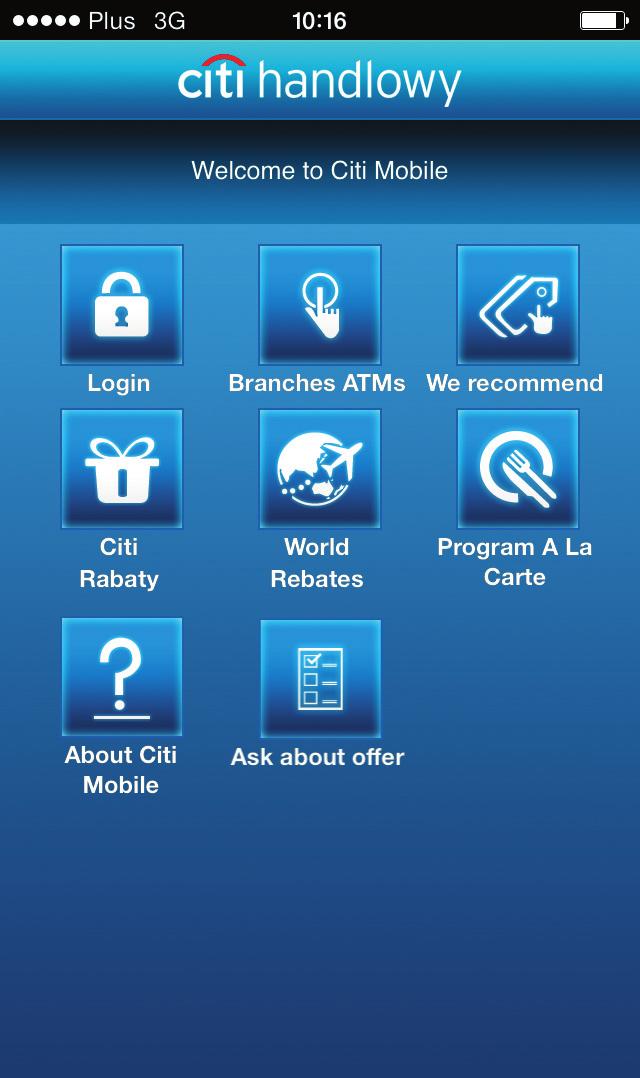 Citi Mobile Step 1 In your phone s Internet browser type in the address: www.mobile.citibank.