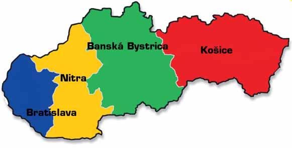 Štruktúra obchodnej siete Na Slovensku existujú 4 regióny, ktoré riadia regionálny riaditelia po administratívnej stránke, ale zároveň sú zodpovední za kvalitu a kvantitu produkcie.