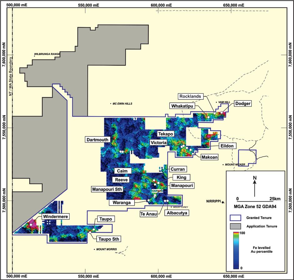 Lake Mackay Alliance with Independence Group NL Surface geochemical sampling continued during the September 2014 quarter with the collection of 4,569 first pass reconnaissance samples and 2,125