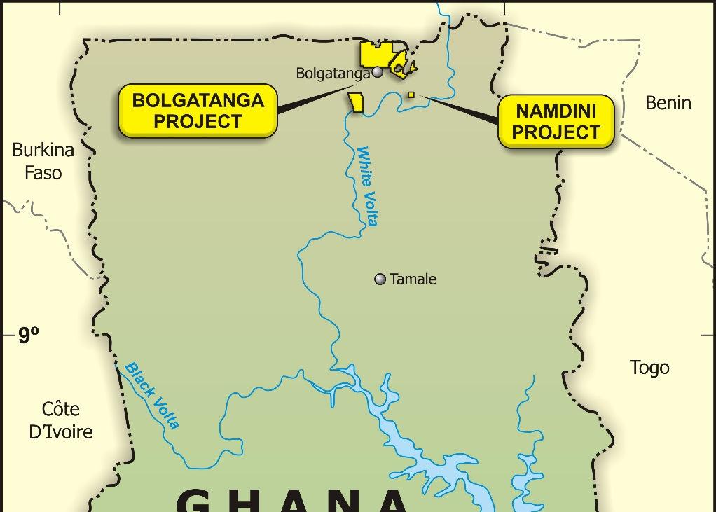 From Bolgatanga, Ghana, Managing Director, Archie Koimtsidis said; On the 25 July 2014, Cardinal executed an agreement to develop the Namdini Mining Licence located ~6 km SE of the producing Shaanxi