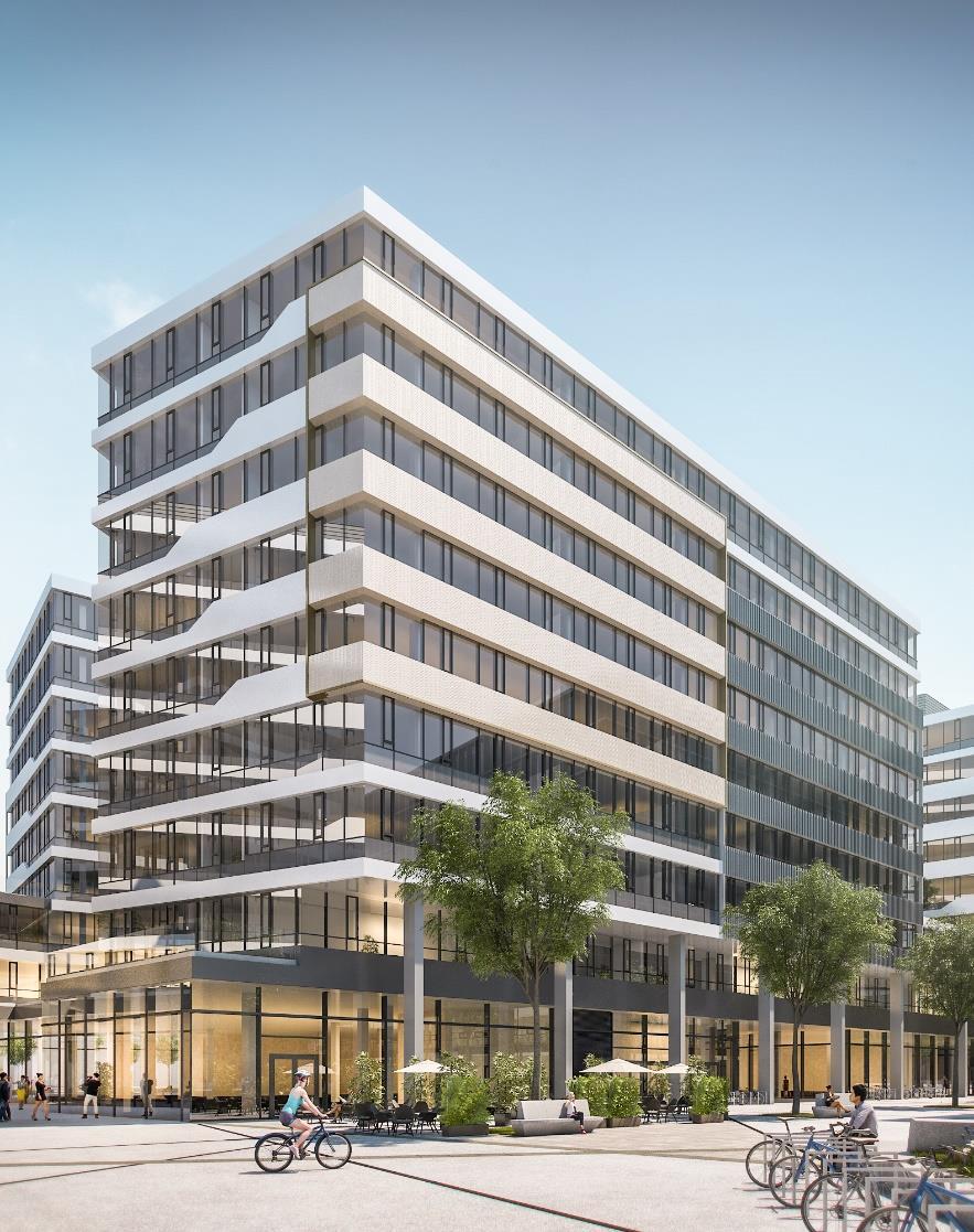 QBC, Vienna Prime office space at great location Realisation of up to 51,000 m² S IMMO as investor with a stake of 35% (building sections 1,