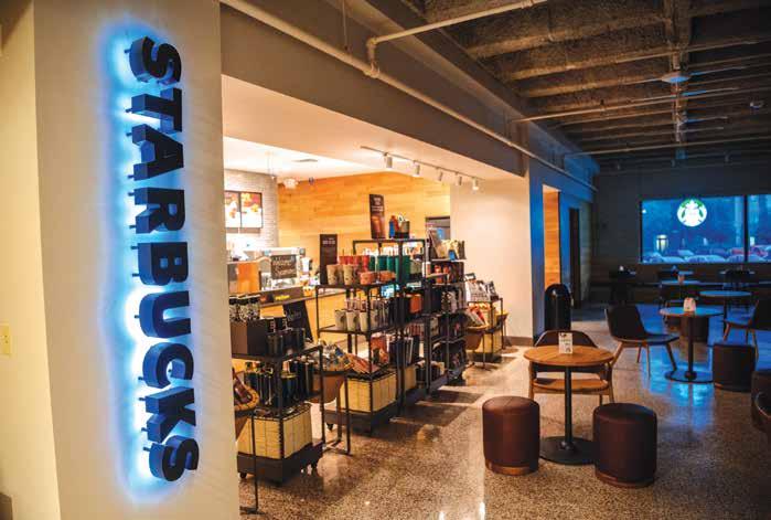 The Hulman Memorial Student Union s Starbucks retail store Accounts payable increased by $2.5 million due to increased construction payables of $3.3 million and reduced operating payables of $0.