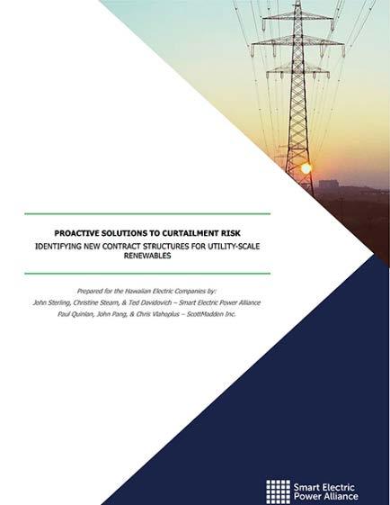 Project Overview SEPA and ScottMadden brought in to help identify innovative solutions to better allocate the risk of curtailment between all parties (developers, utility, consumers) Considered over