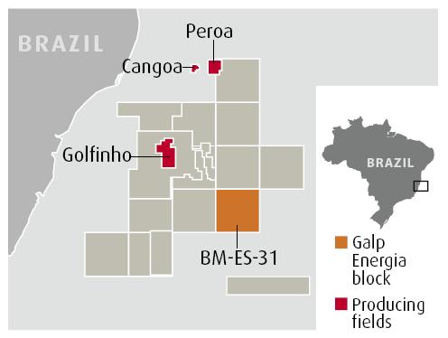 ESPIRITO SANTO BASIN KEY WELL IN 2010 Location Galp Energia share of 20% in BM-ES-31 Evaluate prospective volumes in place