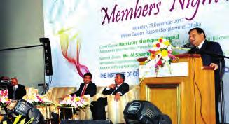 ICAB Members Night held Barrister Shaf ique Ahmed sees no need to control ICAB through FRC The Institute of Chartered Accountants of Bangladesh is moving forward to develop the standards of