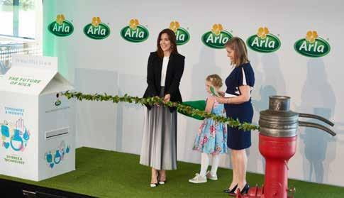 12 ARLA FOODS HALF-YEAR REPORT MANAGEMENT REVIEW 13 Opening the door to our future Arla proudly opened the doors to its new Innovation Centre in May this year.