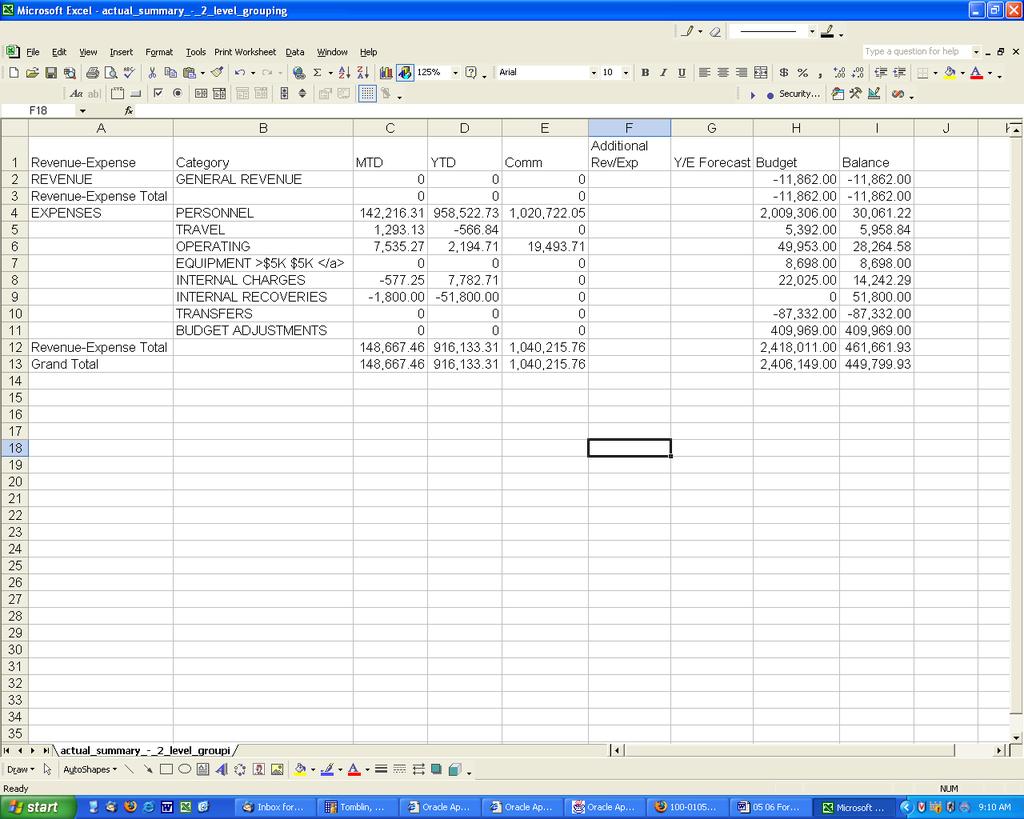 Step 4: Insert Columns into the Spreadsheet Insert two columns between Comm and