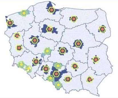 Key conditionalities of implementing ITIs in Poland 17 regional capitals functional areas 7 additional ( subregional ) functional areas 3,8 bln EUR from EU funds (ERDF, ESF) through the regional OPs