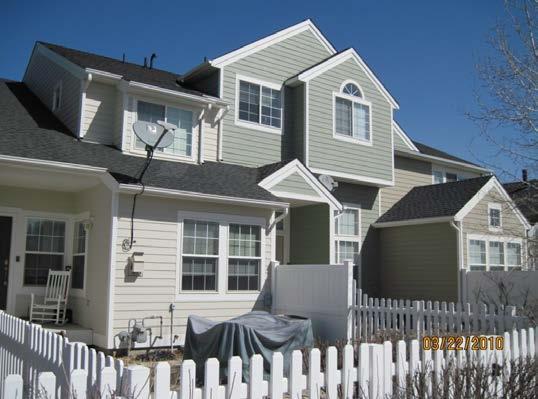 Component Inventory for Indian Peaks Townhomes Client Reference # 4080 Comp #: 304 Fiber Cement Siding - Major Repairs Observations: - As the property ages, this type of material has been known to