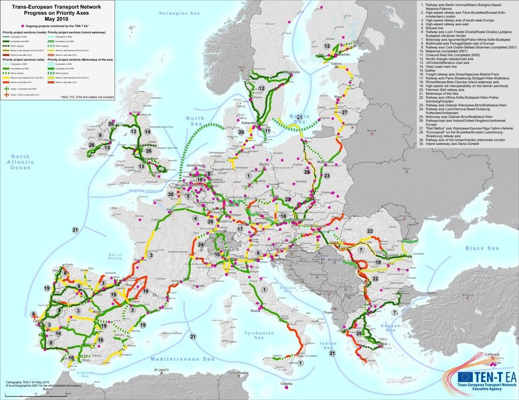 Connecting Europe: Transport