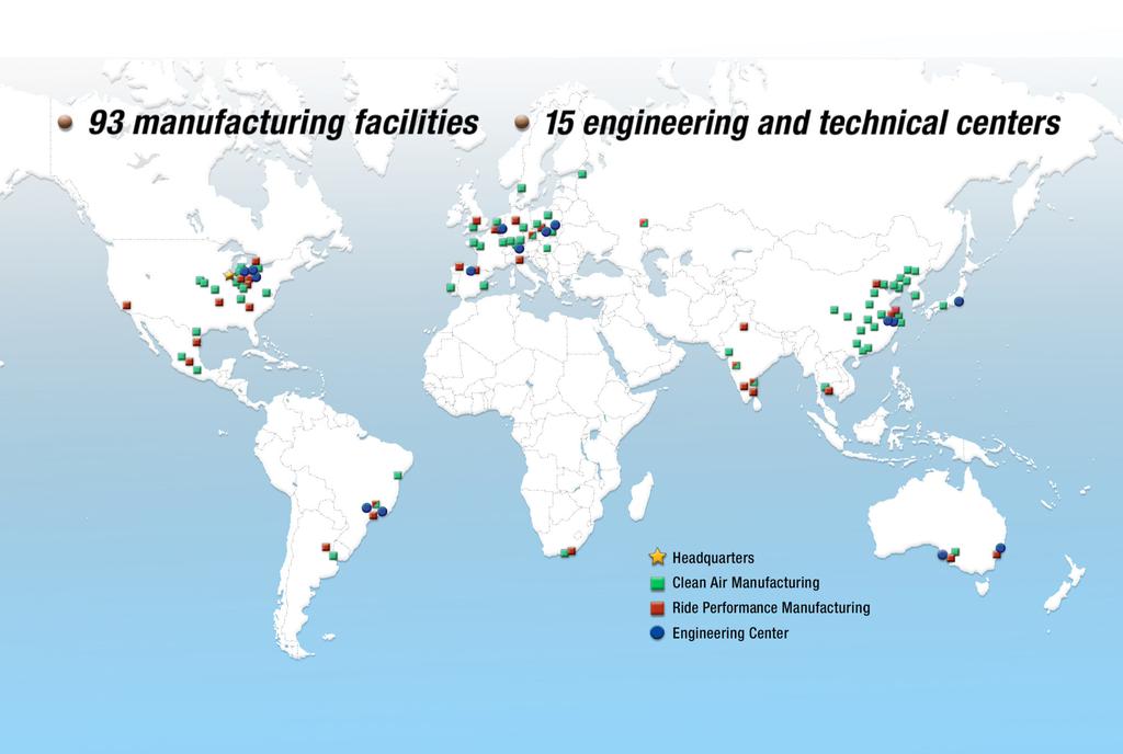 Strength: Global Manufacturing and Engineering Footprint Customers