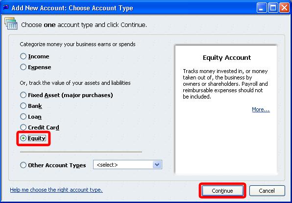 Right-click on the Chart of Accounts window, then select New.
