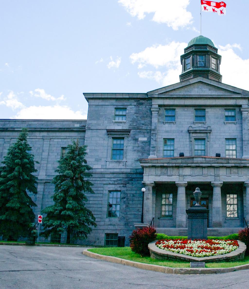 Introduction Context McGill adopted a Climate and Sustainability Action Plan that covers the 2017-2020 period.